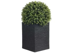 Ronde Kunstbuxus Met Pot - H66 X D40 Cm - Groen - Diava