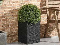 Ronde Kunstbuxus Met Pot - H66 X D40 Cm - Groen - Diava