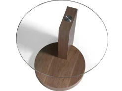 Ronde Notenhouten Hoektafel 2036 Angel Cerda