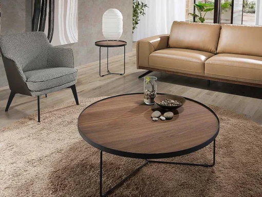 Ronde Walnoten Hoektafel 2028 Angel Cerda