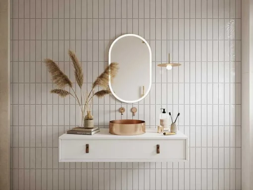 Ronde Wastafel Om Te Plaatsen - Geborsteld Koper - 38 Cm - Dechatel