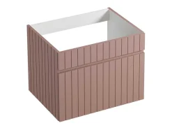 Roze Hangmeubel Onder Wastafel Met Strepen - 60 Cm - Satara