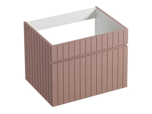 Roze Hangmeubel Onder Wastafel Met Strepen - 60 Cm - Satara