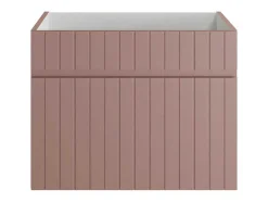 Roze Hangmeubel Onder Wastafel Met Strepen - 60 Cm - Satara