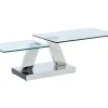 Salontafel Met Draaiblad Oyrus - Gehard Glas & Metaal