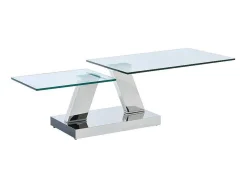 Salontafel Met Draaiblad Oyrus - Gehard Glas & Metaal