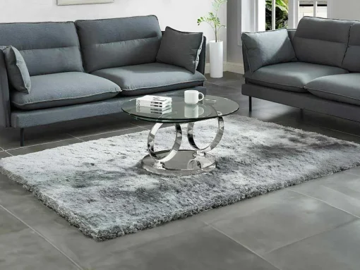 Salontafel Met Draaiblad Joline - Gehard Glas En Metaal