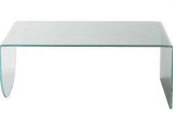 Salontafel Van Gehard Glas - Transparant En Groen - Kinami