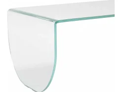 Salontafel Van Gehard Glas - Transparant En Groen - Kinami