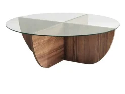 Salontafel Van Gehard Glas - Naturel En Transparant - Aysun