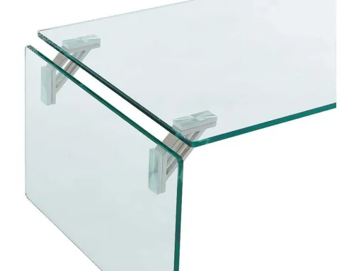 Salontafel Van Gehard Glas - Transparant - Madro