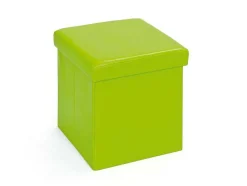Sanne Opbergdozen Voetenbank Met Deksel, Groen.