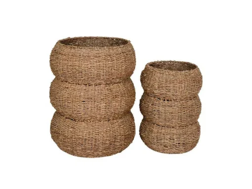 Sarbas Mand O25/35Cm Set Van 2 Naturel.