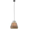 Scandinavische Rieten Hanglamp - Naturel En Warmgrijs - D35 X H120 Cm - Klaus