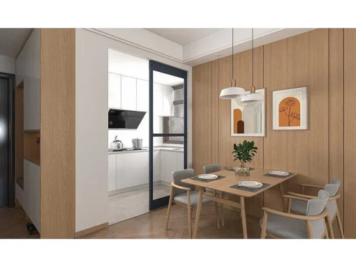 Scheidingswand In Aluminium - L88 X H245 Cm - Antraciet - Verstelbare Hoogte - Sagar