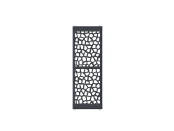 Scheidingswand Verzinkt Staal L88 X H245 Cm Antraciet - Verstelbare Hoogte - Laduna