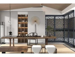 Scheidingswand Verzinkt Staal L88 X H245 Cm Antraciet - Verstelbare Hoogte - Laduna