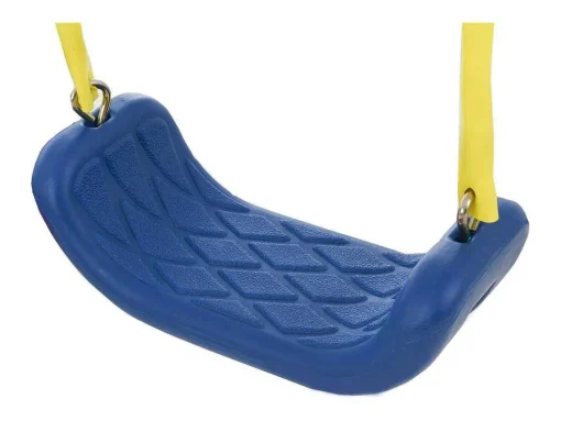 Schommel Met Glijbaan Voor Kinderen - Metalen Frame - Buitenspeeltuin Voor Kinderen Van 3 Tot 8 Jaar - Geel