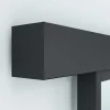 Schuifdeur In Gehard Glas - Mat Zwart - H205Cm X B73Cm - Artisto