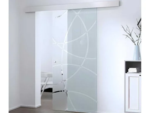 Schuifdeur In Opbouw - H205 X L93 Cm - Gehard Glas