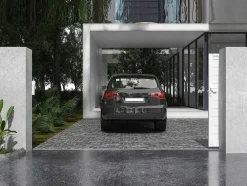 Schuifpoort Aluminium L374 X H180 Cm Wit - Nazario