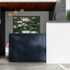 Schuifpoort Van Antraciet Opengewerkt Aluminium - L374 X 165 Cm - Nazario