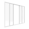 Schuifraam Van Gepoedercoat Wit Aluminium 180 X 130 Cm - Ravena