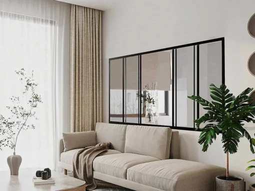 Schuifraam Van Gepoedercoat Zwart Aluminium 180 X 105 Cm - Ravena