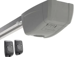 Sectionale Garagedeur Antraciet Met Groefeffect En Somfy Motor - Noria