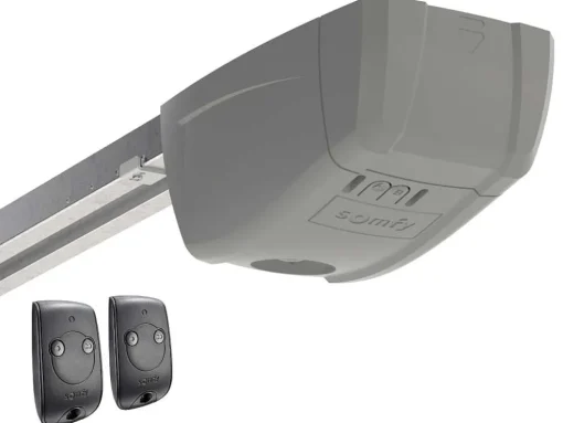 Sectionale Garagedeur Antraciet Met Groefeffect En Somfy Motor - Noria