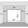 Sectionale Garagedeur Houtdecor Wit Met Somfy Motor - Prieta