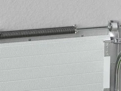 Sectionale Garagedeur Houtdecor Wit Met Somfy Motor - Prieta