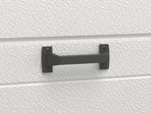 Sectionale Garagedeur Houtdecor Wit Met Somfy Motor - Prieta