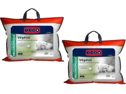 Set 2 Ergonomische Hoofdkussens Met Vormgeheugen Dodo Vegetal - 45X70 Cm