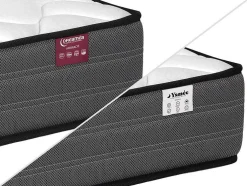 Set 120 X 190 Cm Bedbodem + Matras Met Pocketveren - Ambracie Van Ysmee