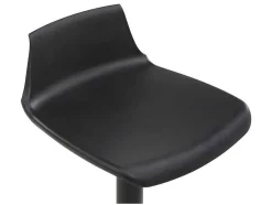 Set "Bar": Barmeubel Morena + 2 Barkrukken Calas - Zwart En Notenhout-Effect