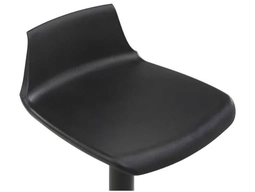 Set "Bar": Barmeubel Morena + 2 Barkrukken Calas - Zwart En Notenhout-Effect