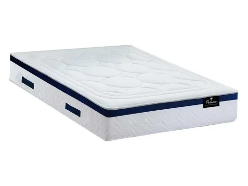 Set Bedbodem En Matras Pocketveren En Vormgeheugen Met Textuur Marquis Van Dreamea - Dikte 30 Cm - 140 X 190 Cm - Blauw