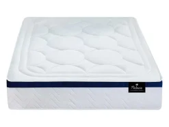 Set Bedbodem En Matras Pocketveren En Vormgeheugen Met Textuur Marquis Van Dreamea - Dikte 30 Cm - 140 X 190 Cm - Blauw