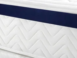Set Bedbodem En Matras Pocketveren En Vormgeheugen Met Textuur Marquis Van Dreamea - Dikte 30 Cm - 140 X 190 Cm - Blauw