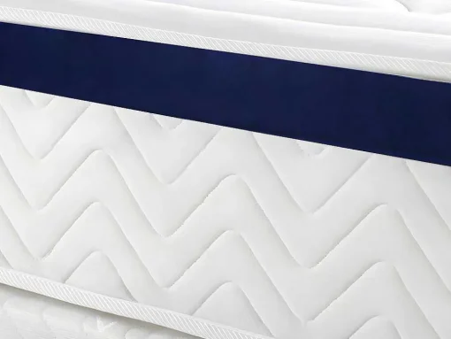Set Bedbodem En Matras Pocketveren En Vormgeheugen Met Textuur Marquis Van Dreamea - Dikte 30 Cm - 140 X 190 Cm - Blauw