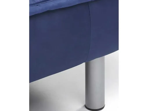 Set Blauwe Slaapbank Mishan En Grijs Tapijt Bunny
