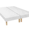 Set Decoratief Gewatteerde Bedbodem Panacea Van Dreamea - 25 Cm Dik - Dekmatraseffect