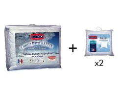 Set Dodo Dekbed Natuurlijk 220 X 240 Cm + 2 Hoofdkussens Dons Baffin 65 X 65 Cm