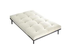 Set Lattenbodem + Futon 160 X 200 Cm - 100% Katoen - Shiva Van Dreamea - Ecru