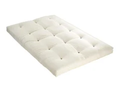 Set Lattenbodem + Futon 160 X 200 Cm - 100% Katoen - Shiva Van Dreamea - Ecru