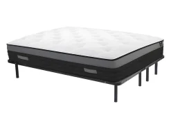Set Lattenbodem + Matras 1118 Pocketveren Met Ventilatieband Airplay Van Dreamea Play Dikte 24 Cm - 180 X 200 Cm