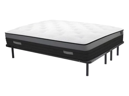 Set Lattenbodem + Matras 1118 Pocketveren Met Ventilatieband Airplay Van Dreamea Play Dikte 24 Cm - 180 X 200 Cm