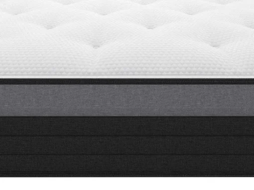 Set Lattenbodem + Matras 1118 Pocketveren Met Ventilatieband Airplay Van Dreamea Play Dikte 24 Cm - 180 X 200 Cm