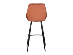Set Van 2 Barkrukken - Fluweel - Terracotta - Masurie